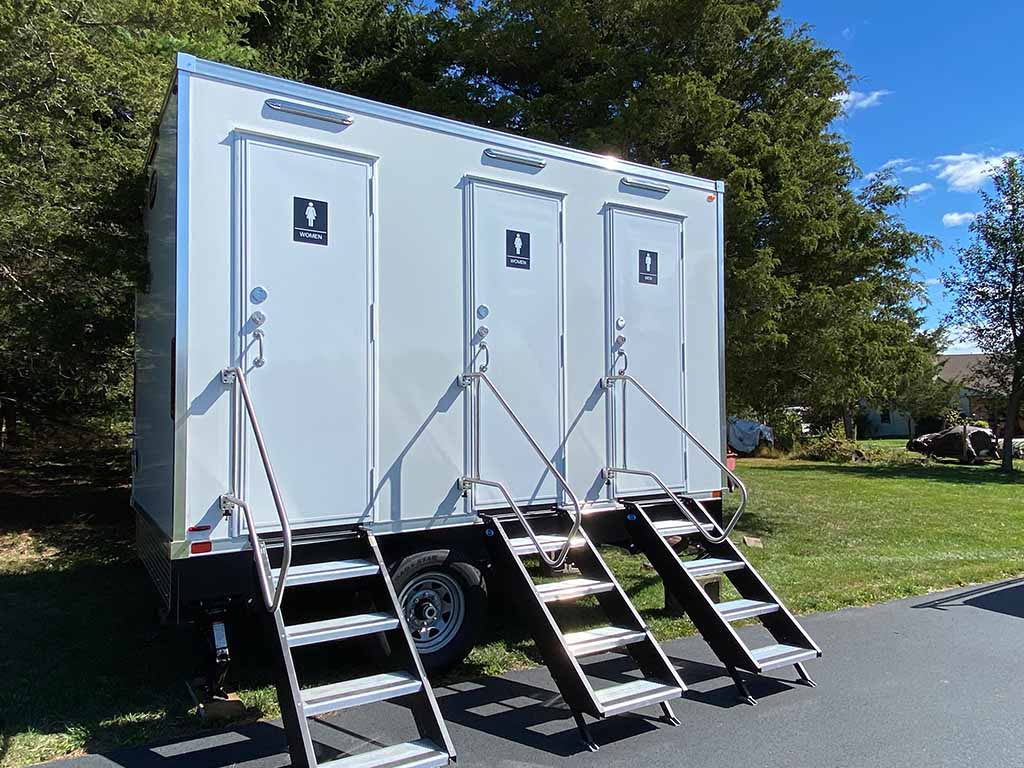 Deluxe Portable Restroom for Party Rental